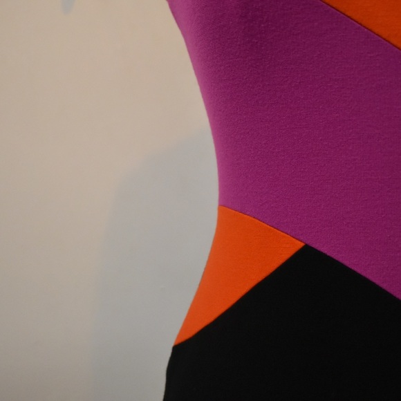 BCBG MAXAZRIA colorblock bodycon dress - Picture 3 of 6